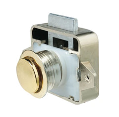 VETUS Synthetic lock with brass plated push-button LOCKDRM