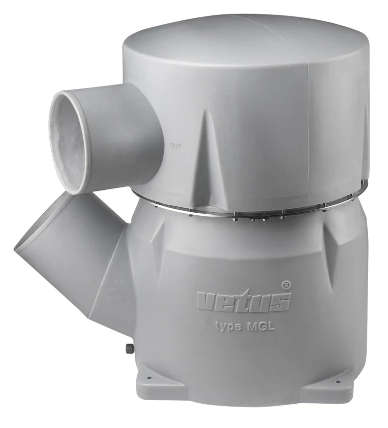 VETUS Waterlock type MGL, inlet Ø 203 mm - 45 degrees, outlet Ø 250 mm MGL84510A