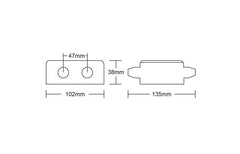 Junction Box W/Proof 8-way