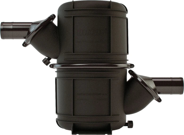 VETUS NAVIDURIN®LLOYDS approved, Black HD rotatable waterlock/muffler type NLP65, with rotating inlet and outlet for Ø 65 mm hose NLP65HD