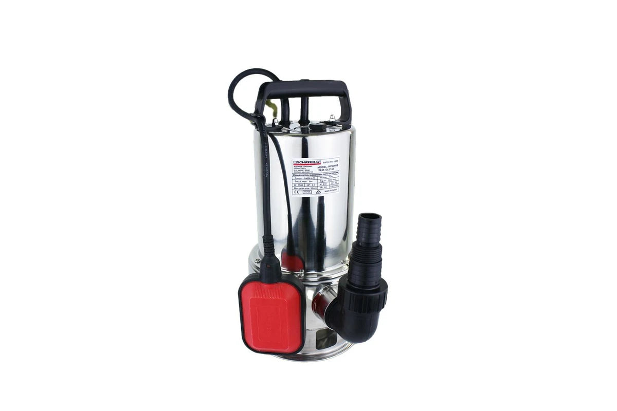 1500W Submersible Dirty Water Pump – Silver