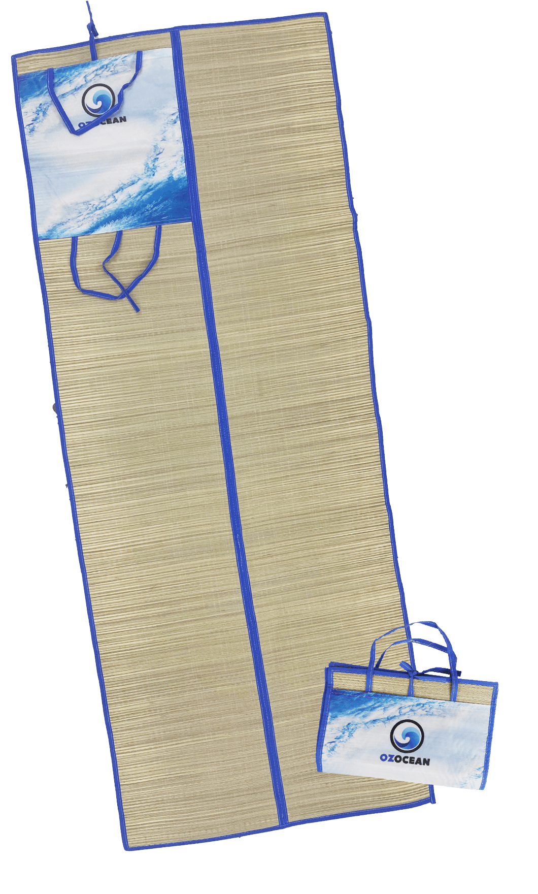 Straw Beach Mat - Foldable 180x70cm
