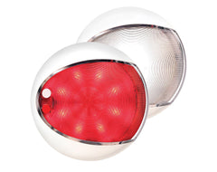 EuroLED 130 Blk Shrd Wht/Rd 12/24v