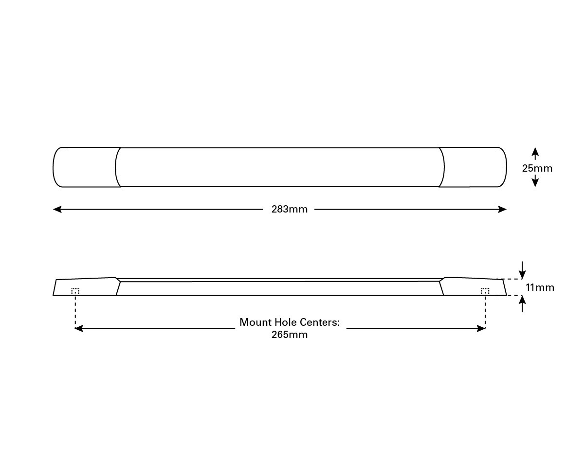 LED Strip Lght Blue Courtesy 24v