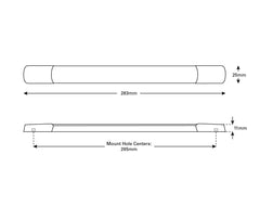 LED Strip Lght Blue Courtesy 24v