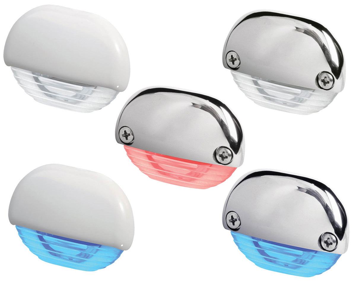 LED Step Light SS-Cap Blue 12-24v