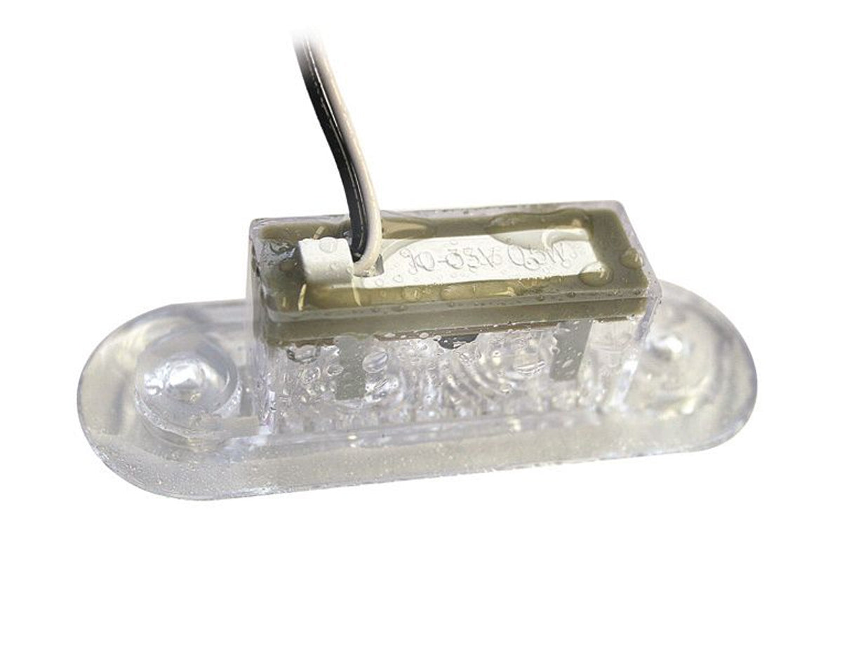 LED Step Lamp 316 S/S Rim Wht 10-33v