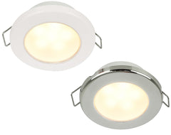 EuroLED 75 DL Wht Rim W/Wht 24v S-Clip