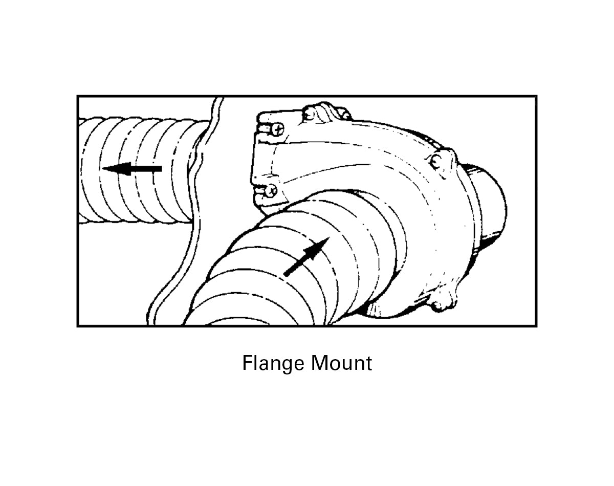 Blower -Flange 75mm 24v
