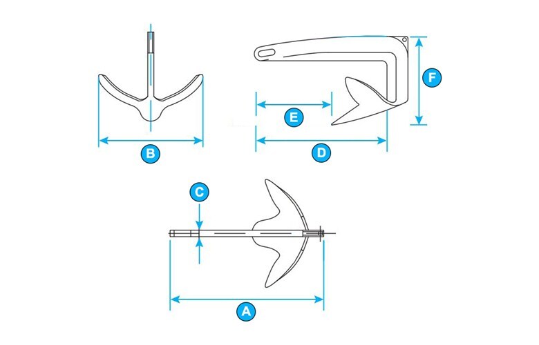 Anchor Claw S/S 30KG/66LB