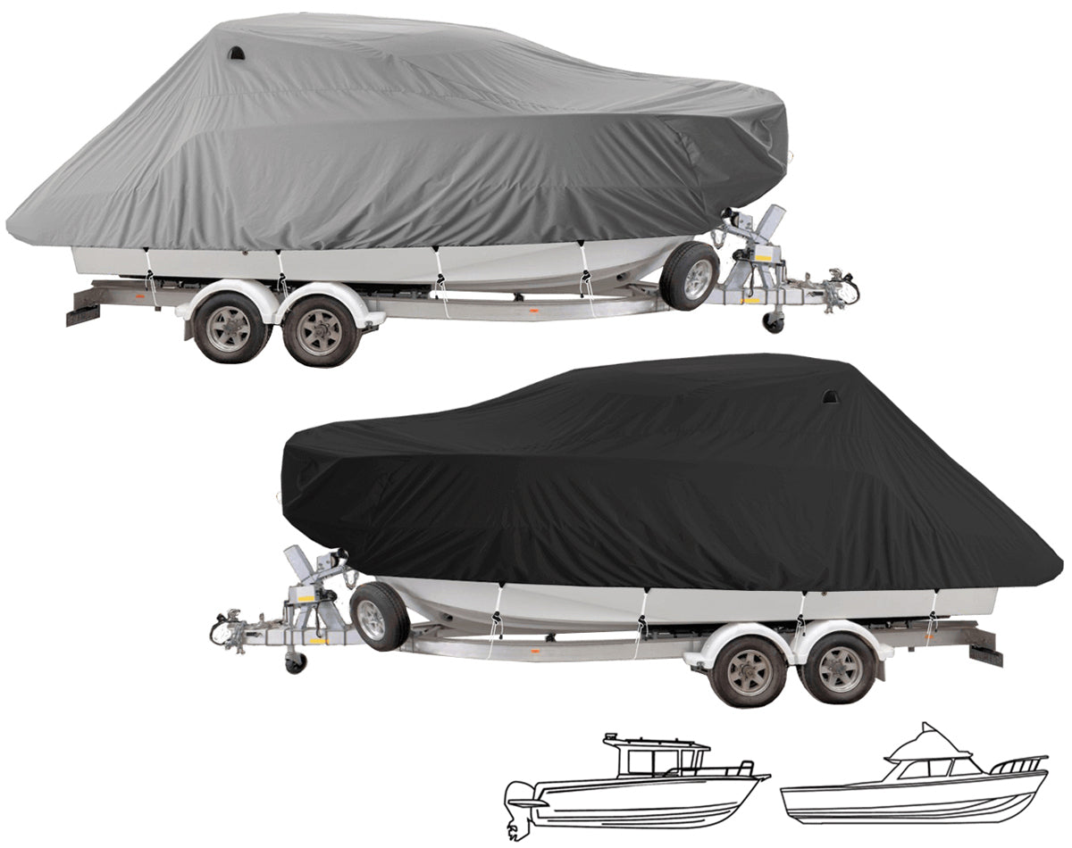 Pilot Cruiser Boat Cover Blk 7.5-8.0m