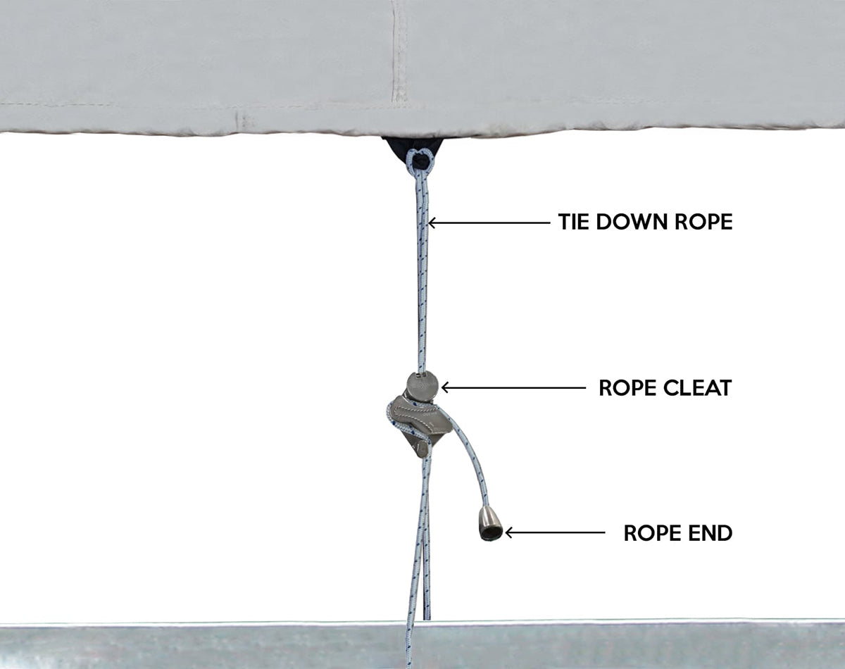 T-Top Boat Cover 8.4 - 8.7m