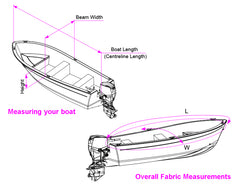 Open Boat Storage & Towing Cover 3.9m - 4.1m