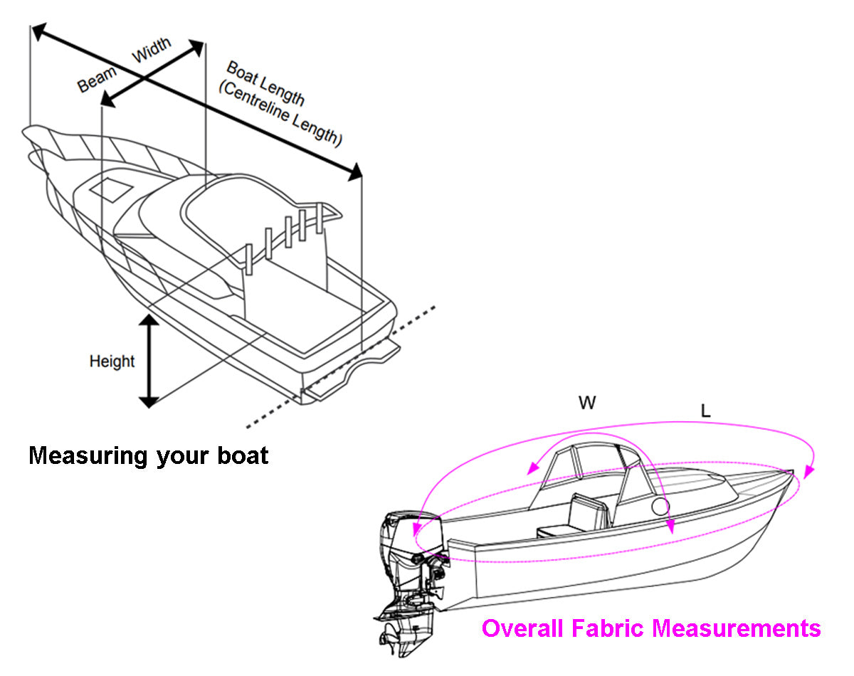 Jumbo Boat Storage & Towing Cover 5.2m - 5.8m