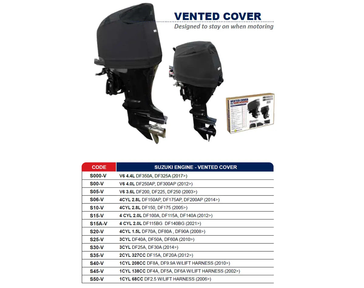 OceanSouth Suzuki Vented Cover V6 4.4L  (DF325A - DF350A)