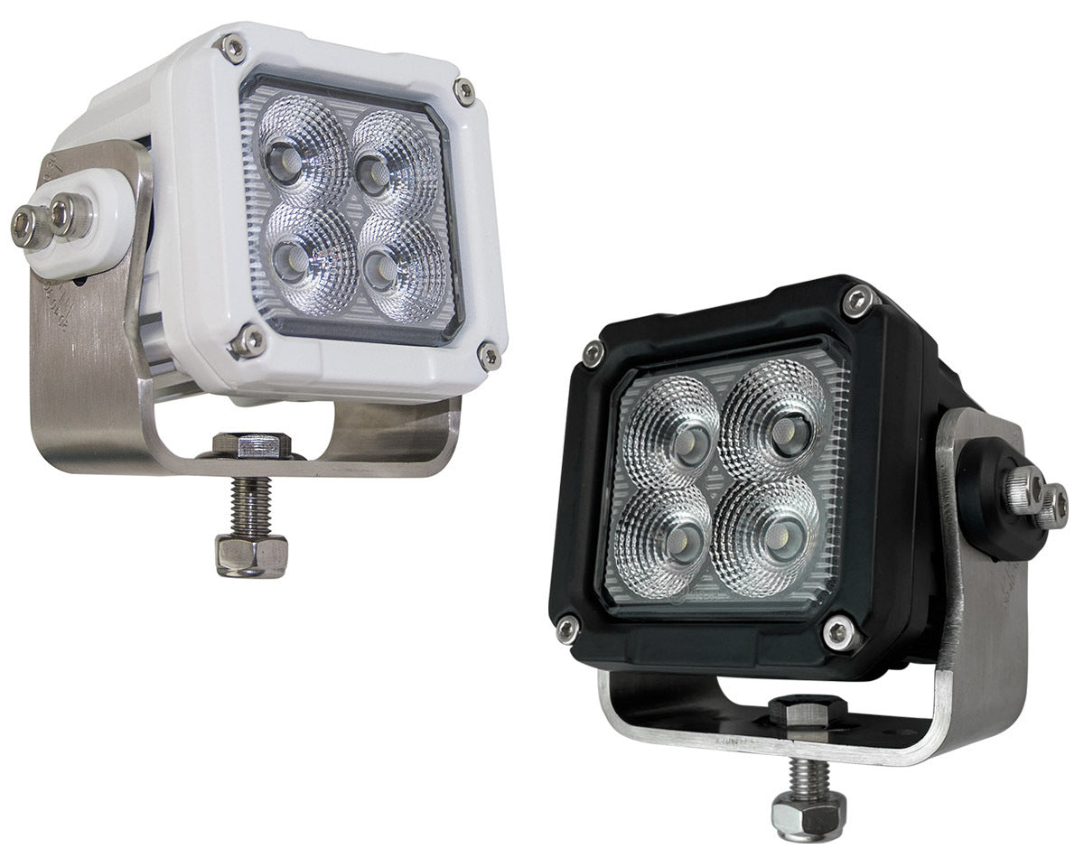 LED Floodlight 4xLED 3400lm Blk