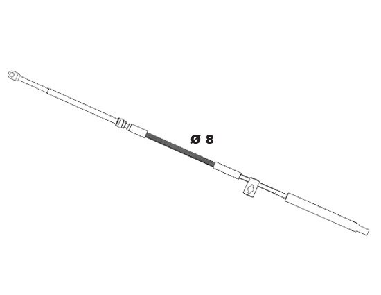 Control Cable Gen ll MERC MACH36 13ft