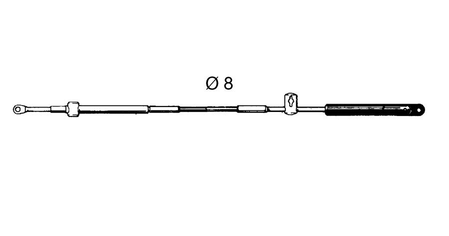 Control Cable MACH5 MERC 14ft (4.27m)