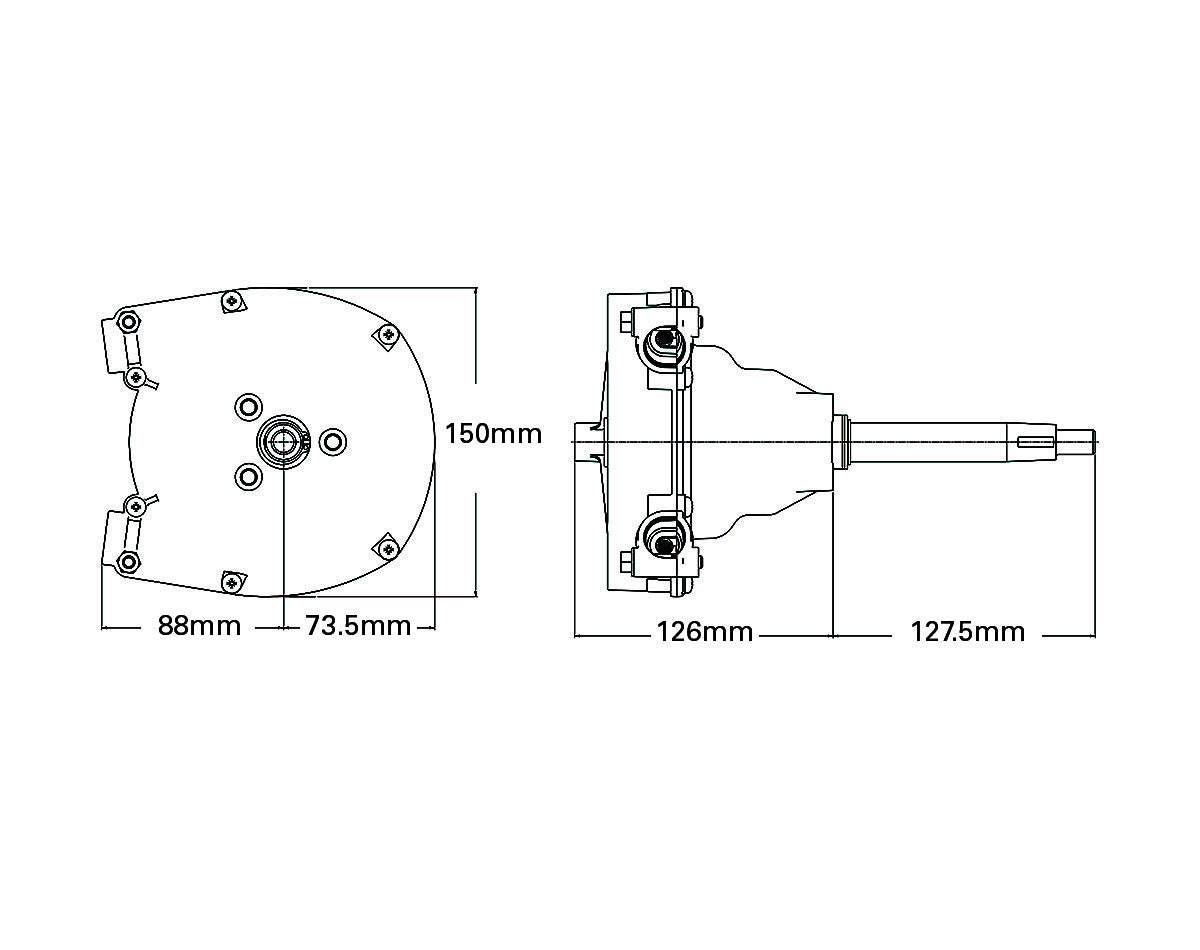 Steering Cable Kit T91 20ft 6.10m (*)