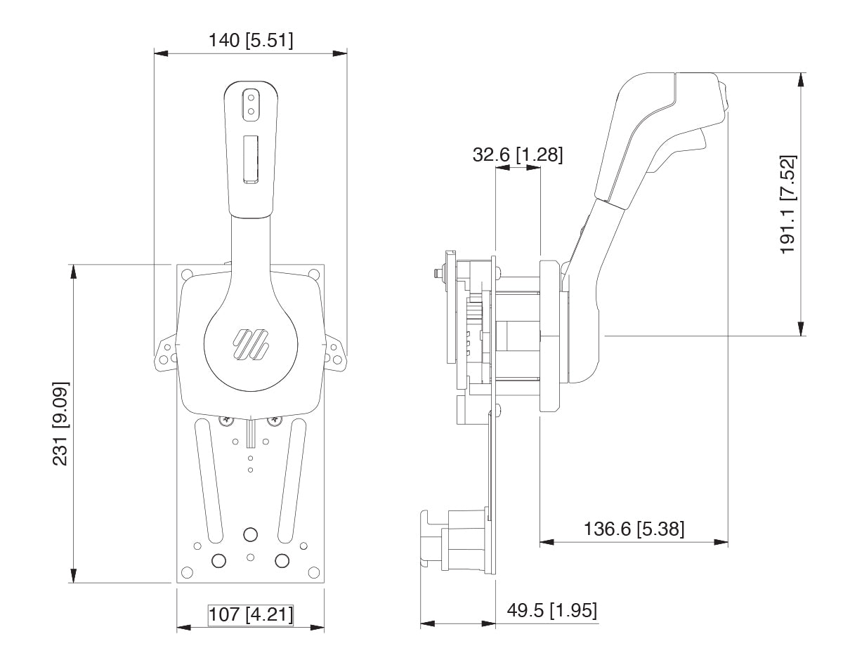 Control Single Lever B310B Black