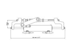 Cylinder Front Mnt UC95-OBF-1