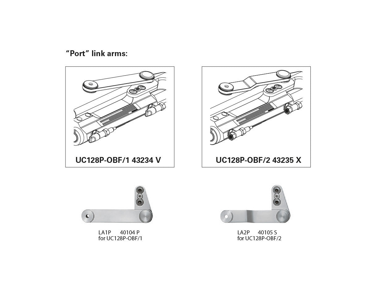 Cylinder Front/Mnt UC128-OBF-2 Stbd