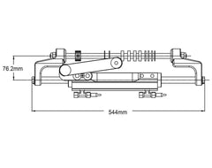 Cylinder Front/Mnt UC128-OBF-2 Port