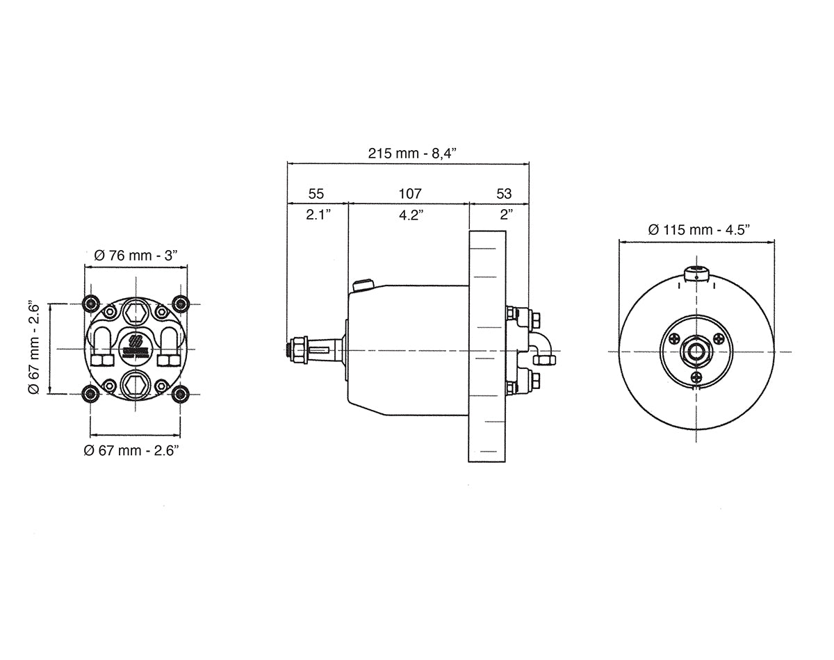 NAUTECH 300hp Steering Kit 2 Exc. Hose (*)