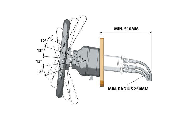 Helm Pump Tilt Mnt M-Drive UH40T with X66