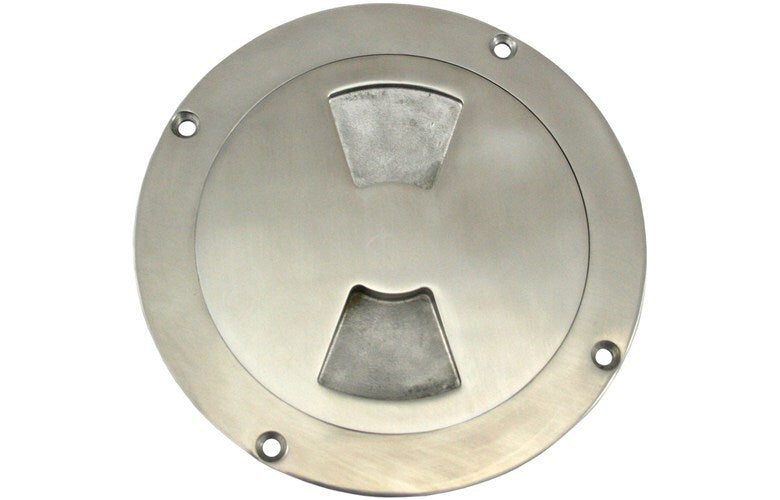 Deck Plate S/S FingerOpen 4 102mm