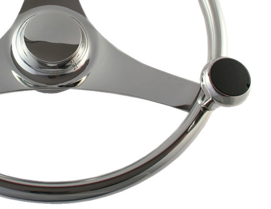 Steering Wheel S/S w/Knob 340mm