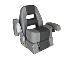 Seat HM58 Flip-UP Dusty Gy/Char. Text Fab