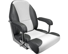 Seat Mojo Deluxe Flip-Up S/S Dk Grey/Wht