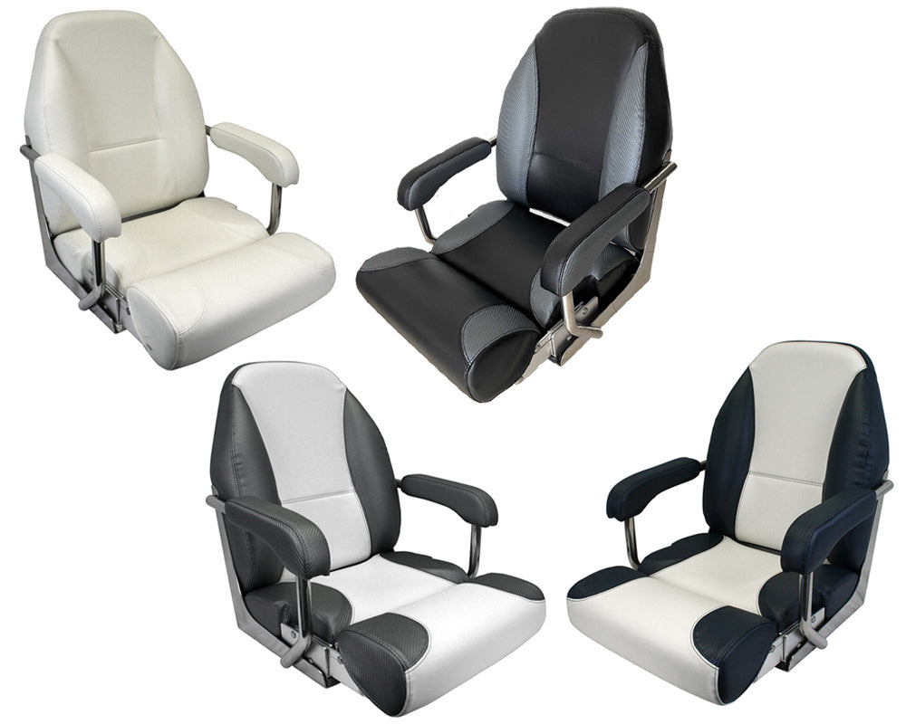 Seat Mojo Deluxe Flip-Up S/S Dk Grey/Wht