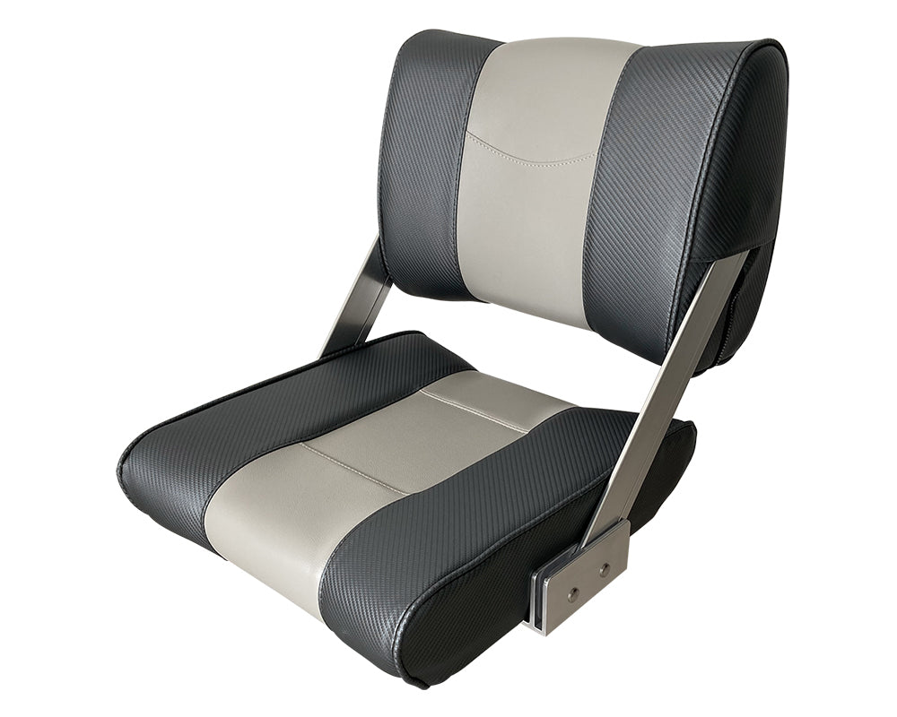 Seat ST45 Flip Back Dk Bl/Dk Bl Piping