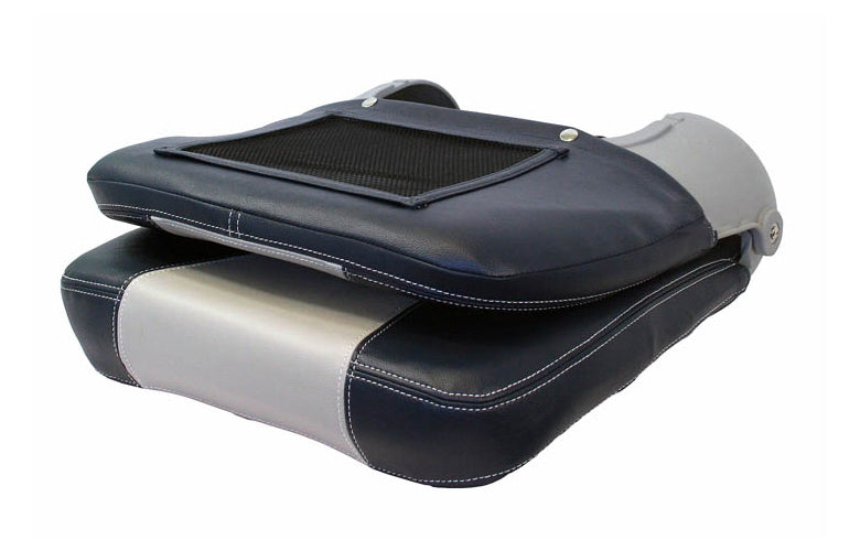 Seat SS48 Folding Dk Bl/Off Wht