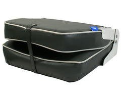 Seat SC40 Fold Dk Blue/Off Wht Piping