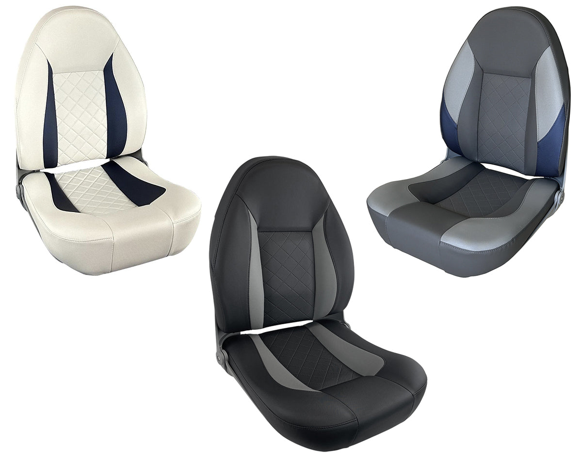Seat CP48 HB Folding Charcoal/DustyGrey/Dk-Blue
