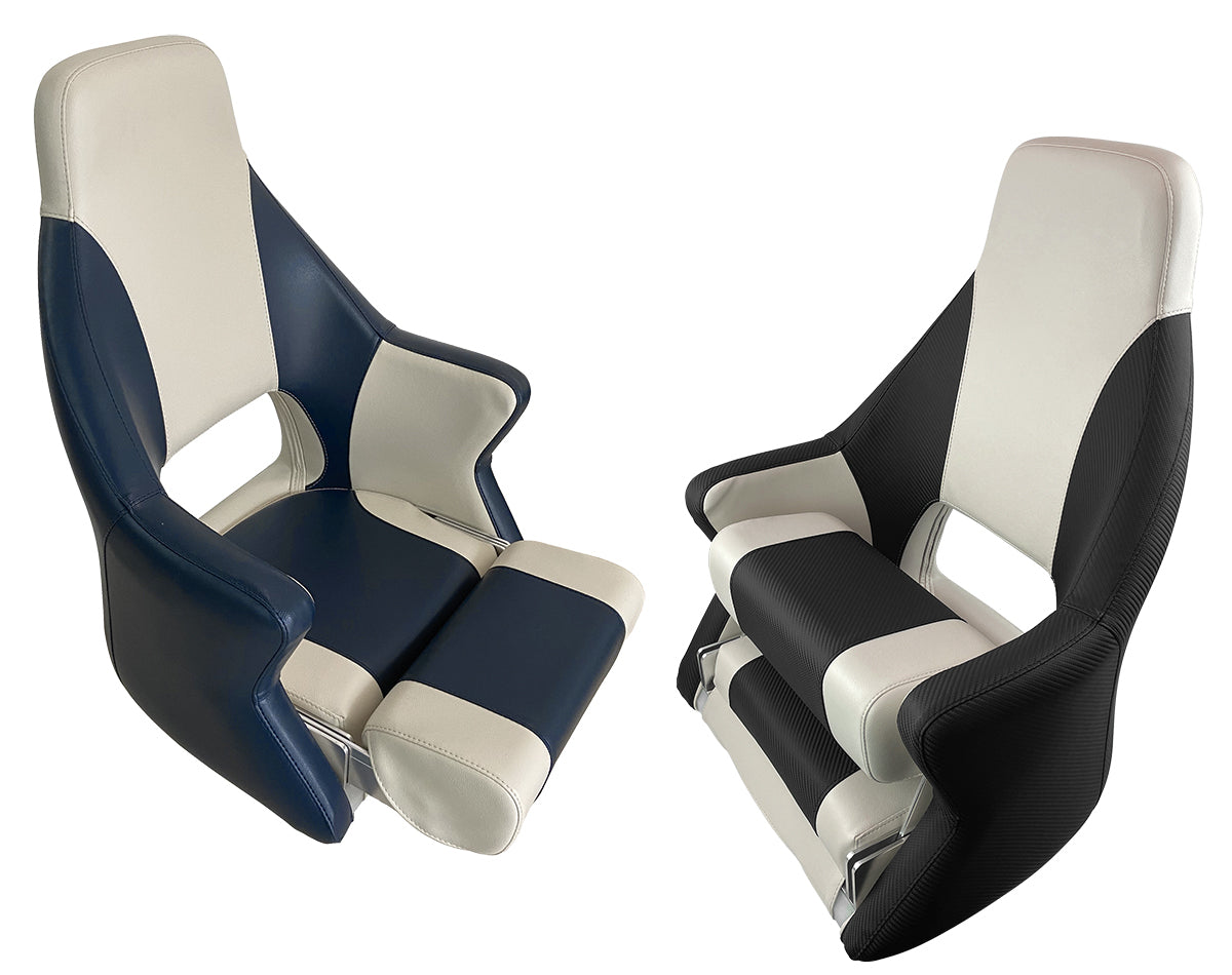 Seat MB70 Flip-up Off Wht/Carbon Blk