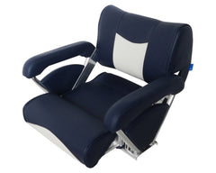 Seat ST46 FlipUp/FlipBack DkBlue/OffWht