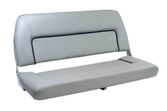 Seat S90 Dble Folding MGry/DkGry piping