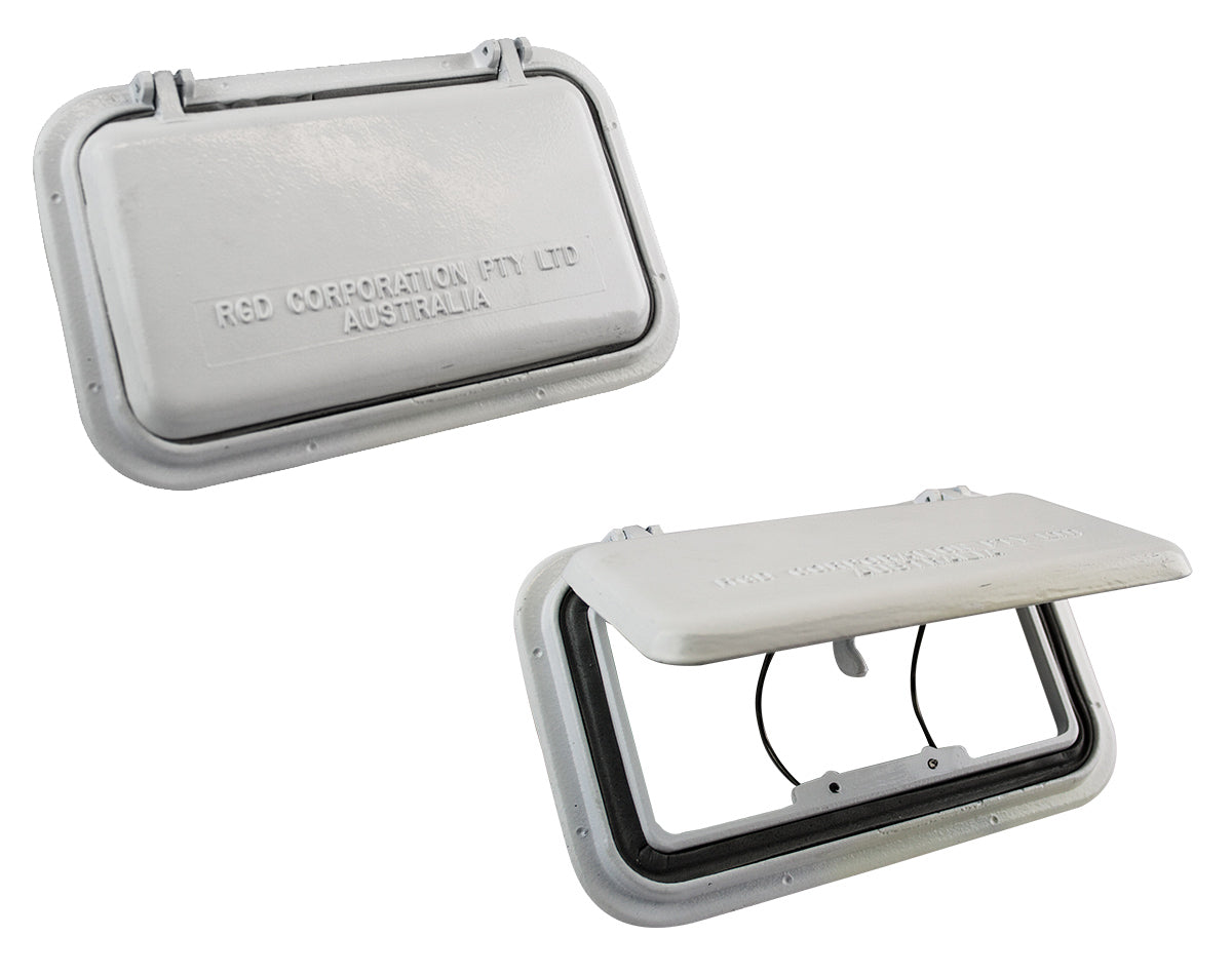 Scupper -White Alloy Large – Marine & Outdoors