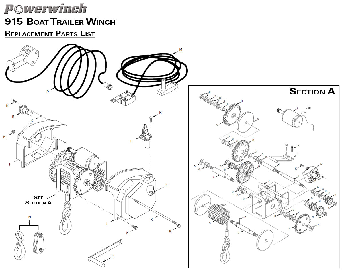 Pulley Block (O) 712,912,RC23,RC30