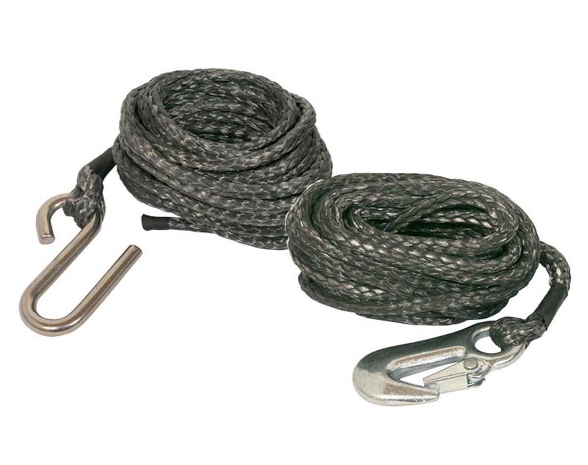 Winch Rope 8mm x 12mtr Snap Hook