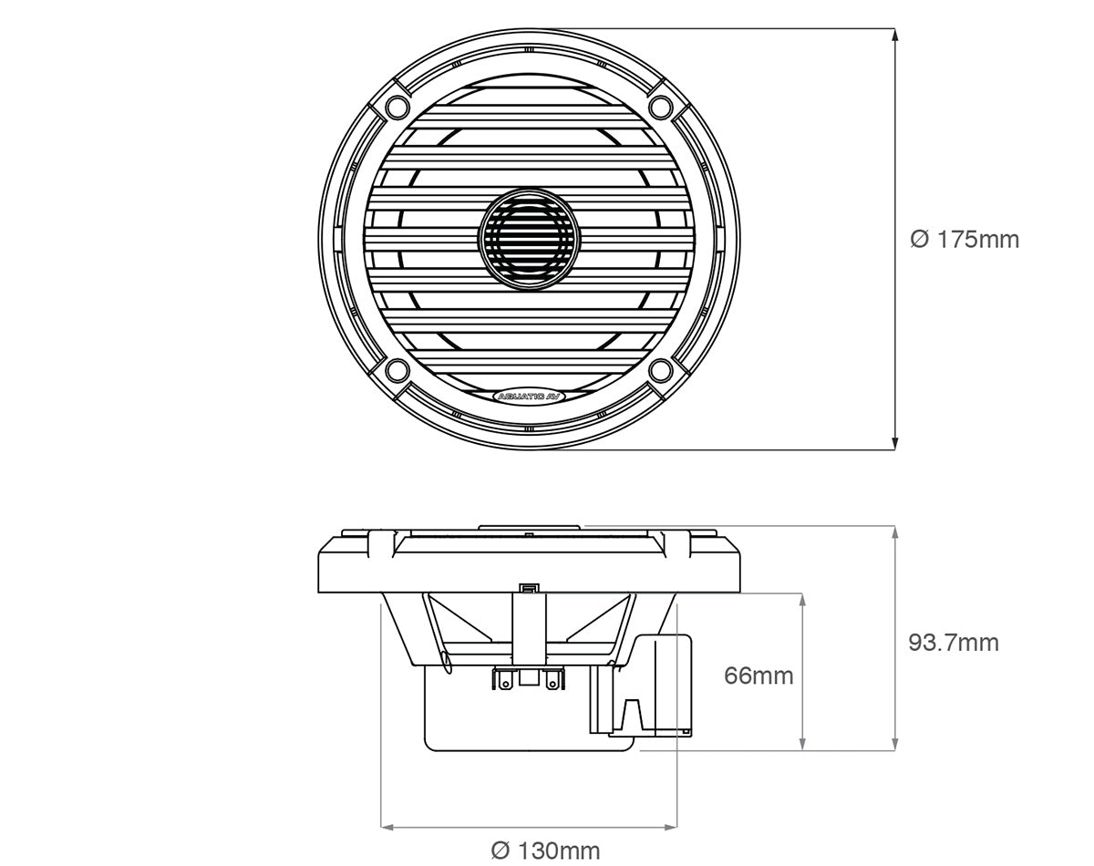 Speakers EL424 Elite 6.5 RGB Blk