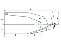 Anchor Rocna Galv Fisherman 6kg
