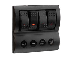 Switch Panel LED 4 Way - Fuses