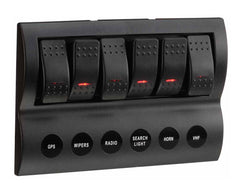 Switch Panel LED 6 Way - Fuses