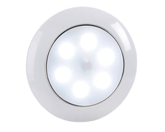 LED Saturn Light Rnd 130mm Wh/Rd 12v