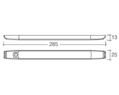 LED Strip Light Dual Wh/Blu 12v
